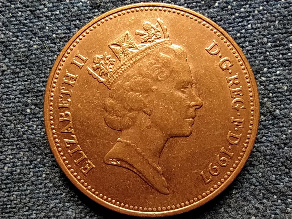 Anglia II. Erzsébet (1952-) 2 Penny 1997
