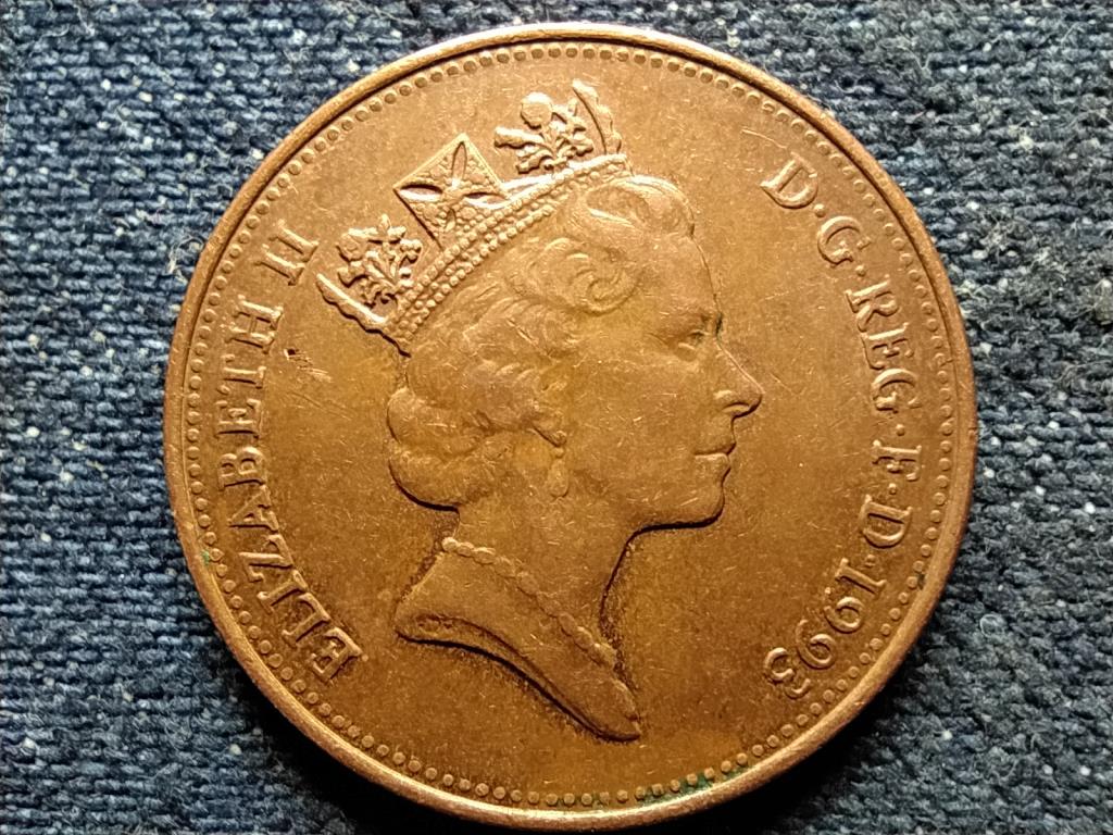 Anglia II. Erzsébet (1952-) 2 Penny 1993