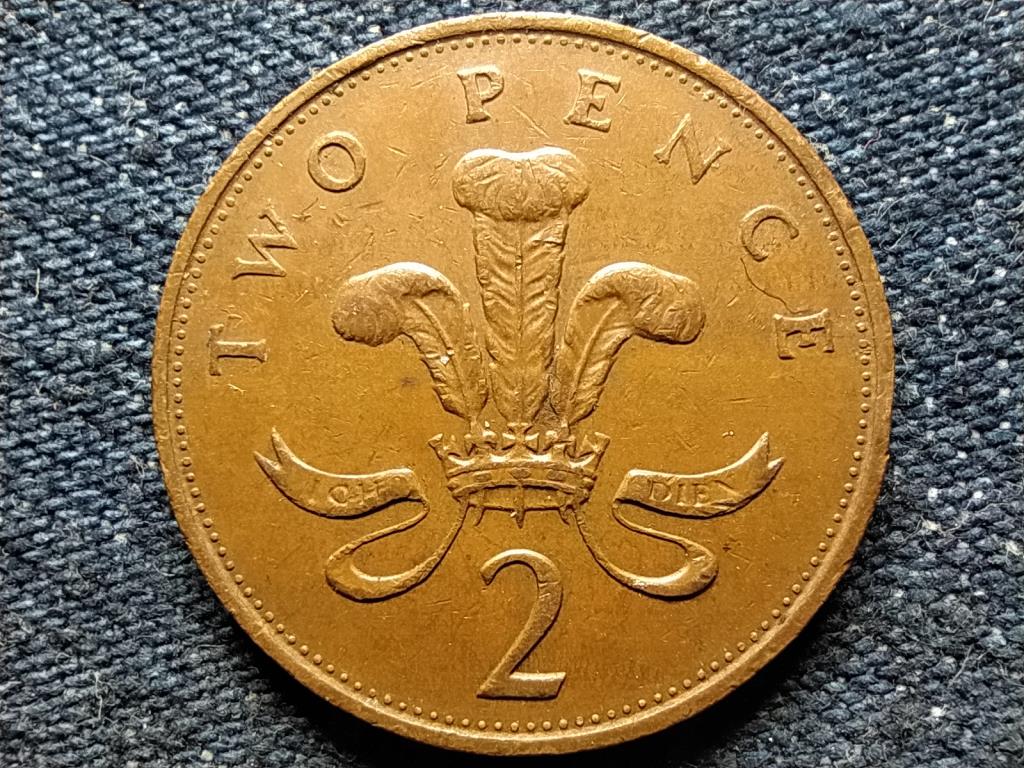 Anglia II. Erzsébet (1952-) 2 Penny 1987