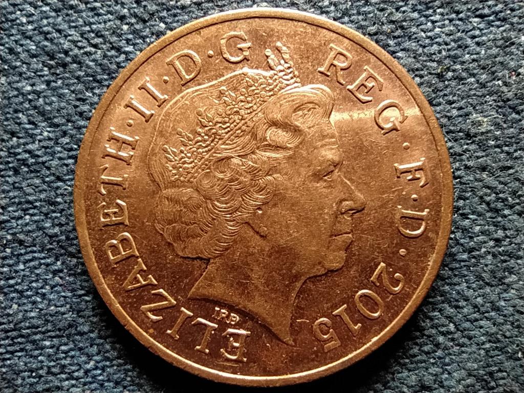 Anglia II. Erzsébet (1952-) 2 Penny 2015