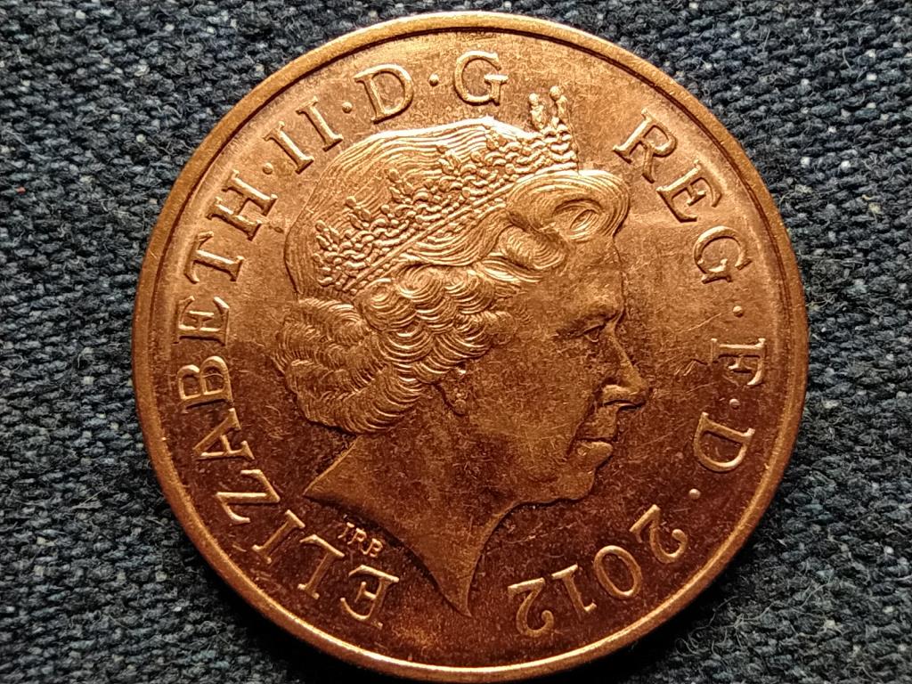 Anglia II. Erzsébet (1952-2022) 2 Penny 2012 