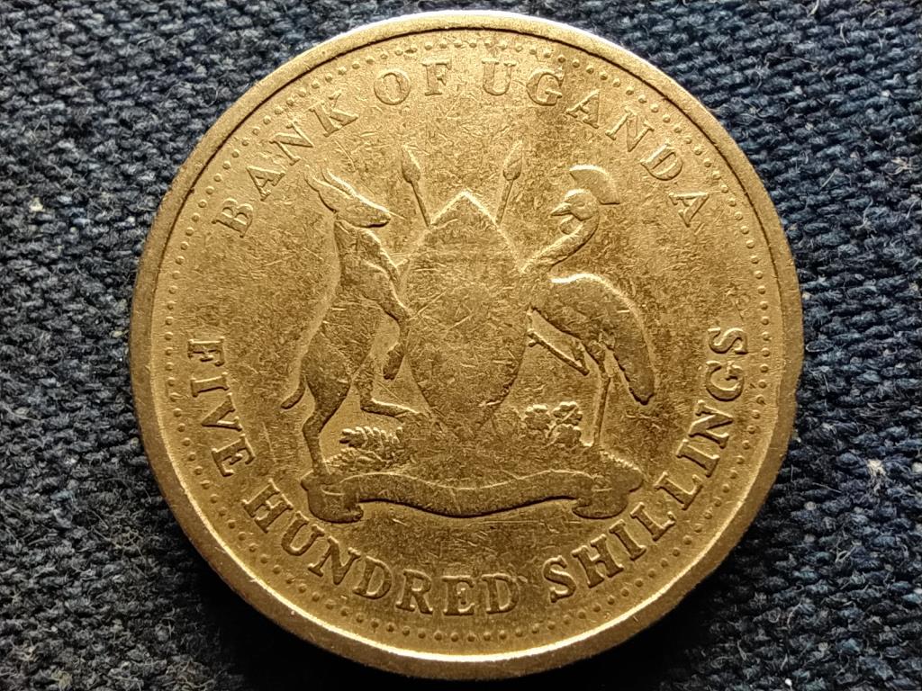 Uganda koronás daru 500 shilling 1998