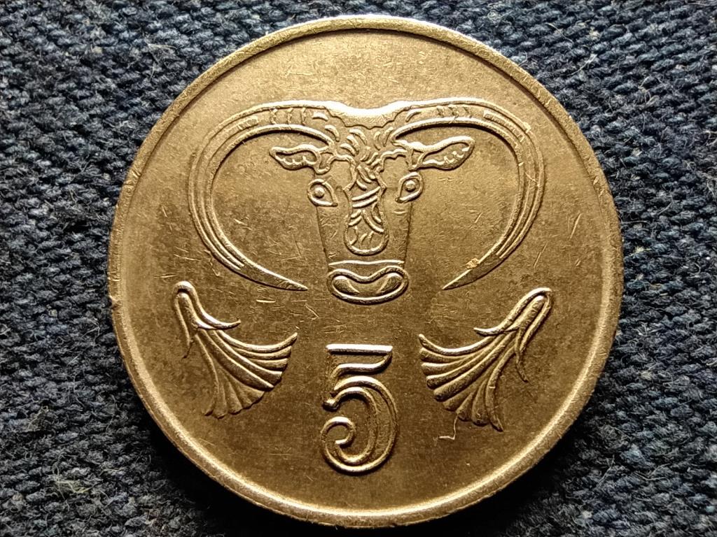 Ciprus 5 Cent 1987