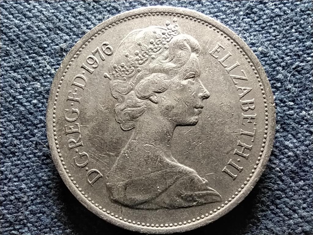 Anglia II. Erzsébet (1952-) 10 Új Penny 1976
