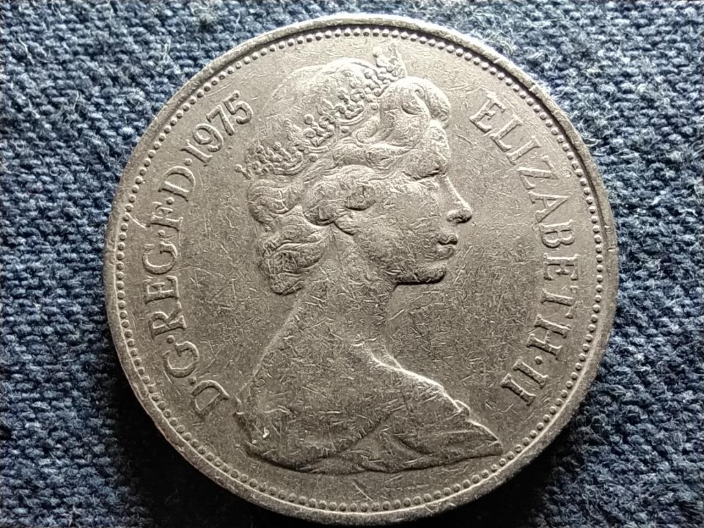 Anglia II. Erzsébet (1952-) 10 Új Penny 1975