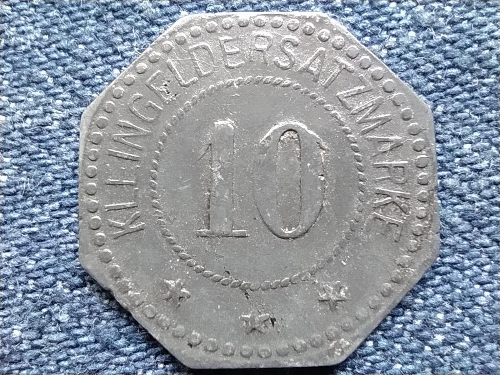 Németország Ludwigshafen am Rhein 10 Pfennig szükségpénz 1917