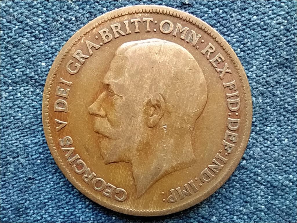 Anglia V. György (1910-1936) 1 Penny 1920