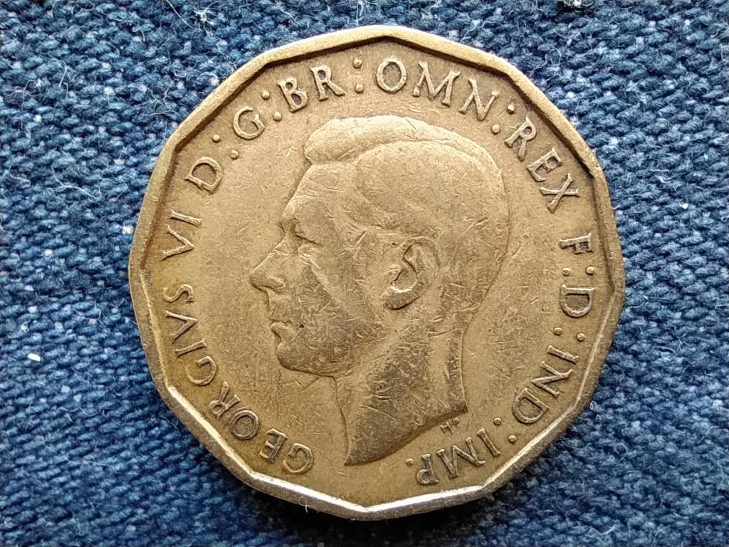 Anglia VI. György (1936-1952) 3 Pence 1945