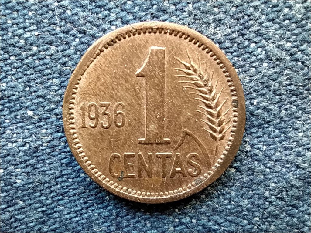Litvánia 1 cent 1936
