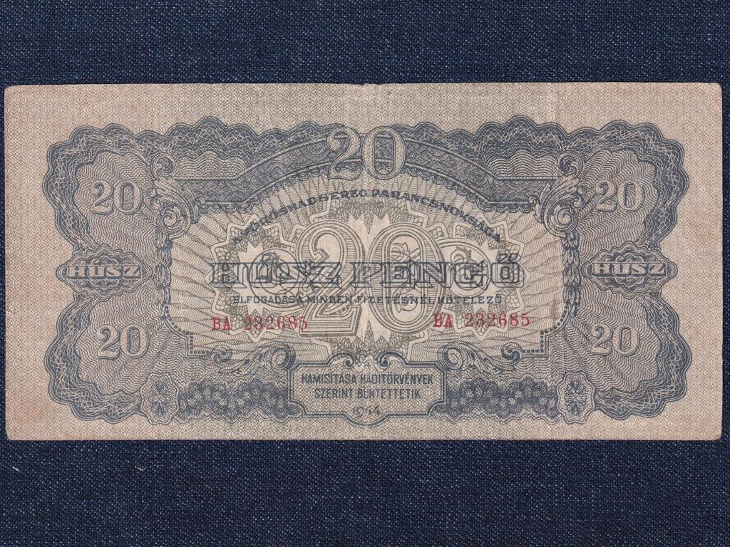 A Vöröshadsereg Parancsnoksága (1944) 20 Pengő bankjegy 1944