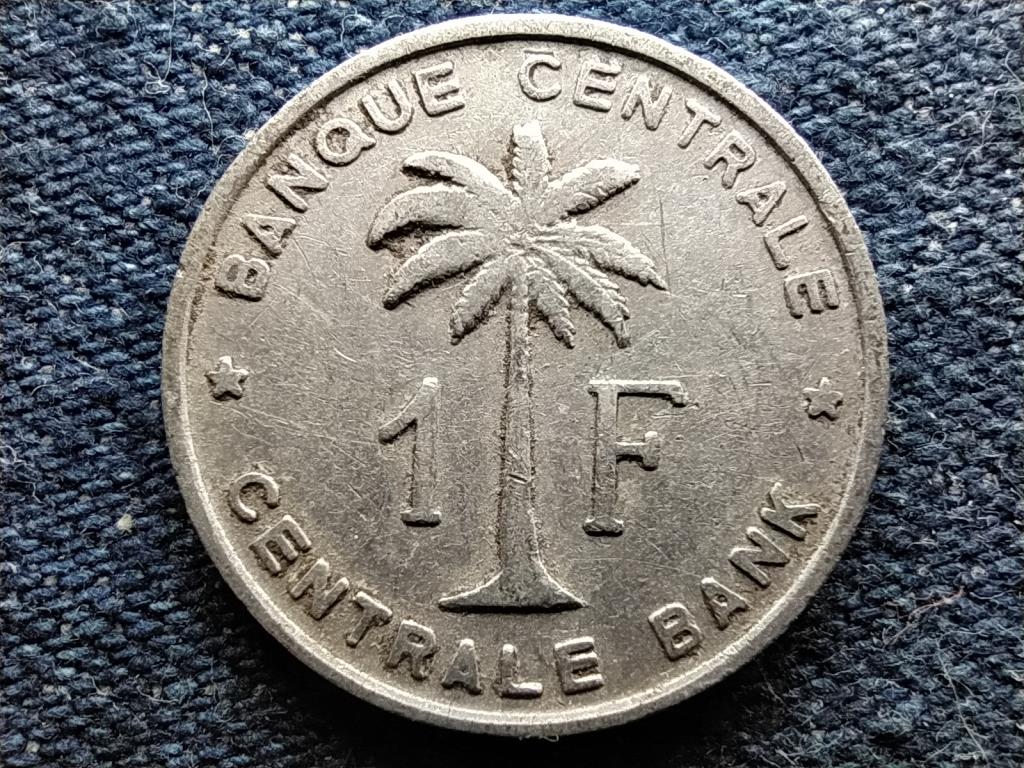 Belga-Kongó és Ruanda-Urundi 1 frank 1958
