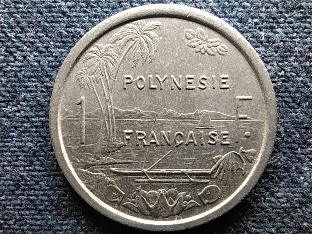 Francia Polinézia 1 frank 1977