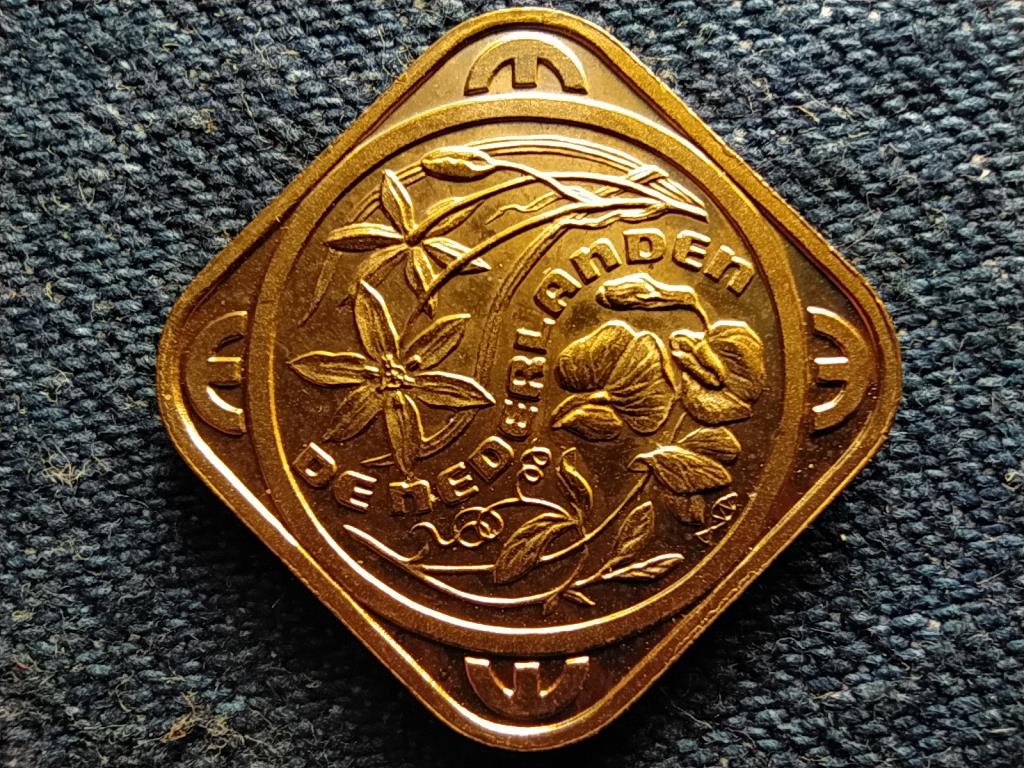 Hollandia 50 centecu 1992 bronz borítású acél érem 20 mm