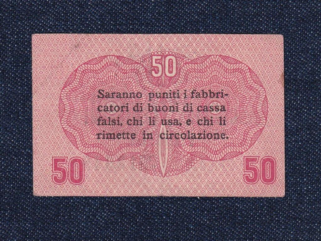 Olaszország 50 Centesimi bankjegy 1918