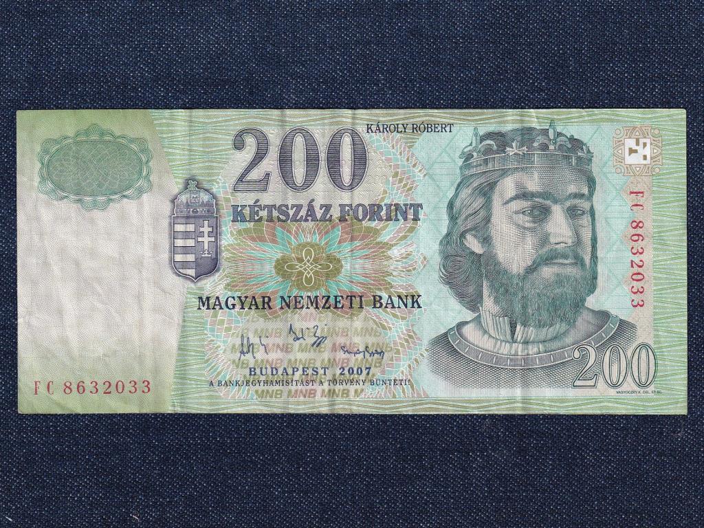 Harmadik Magyar Köztársaság (1989-napjainkig) 200 Forint bankjegy 2007