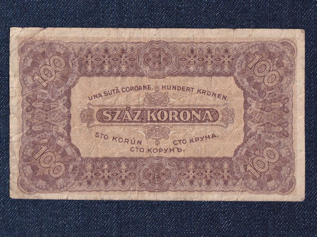 Kisméretű Korona államjegyek 100 Korona bankjegy 1923