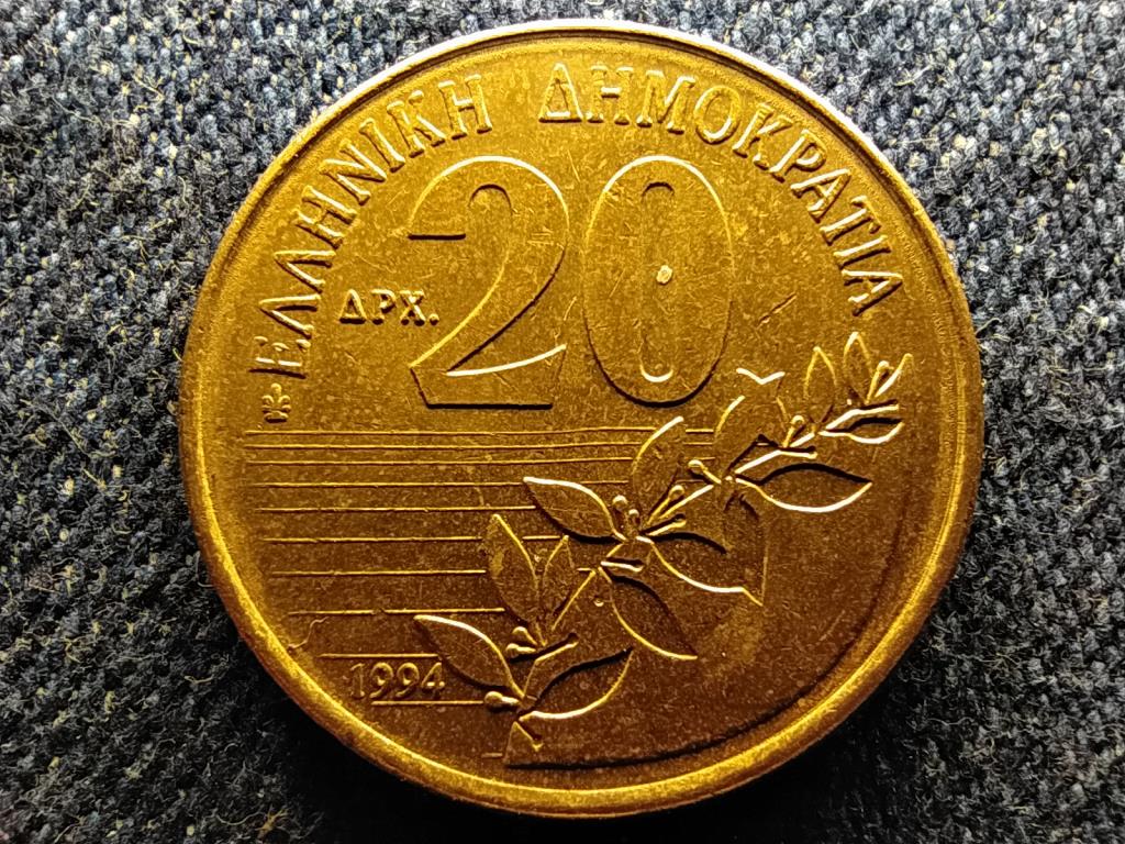 Görögország Dionysios Solomos 20 drachma 1994