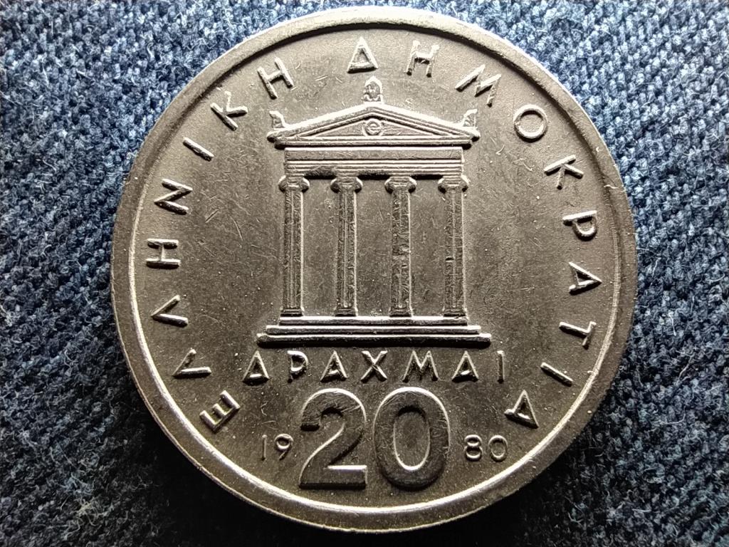 Görögország Parthenon Periklész 20 drachma 1980