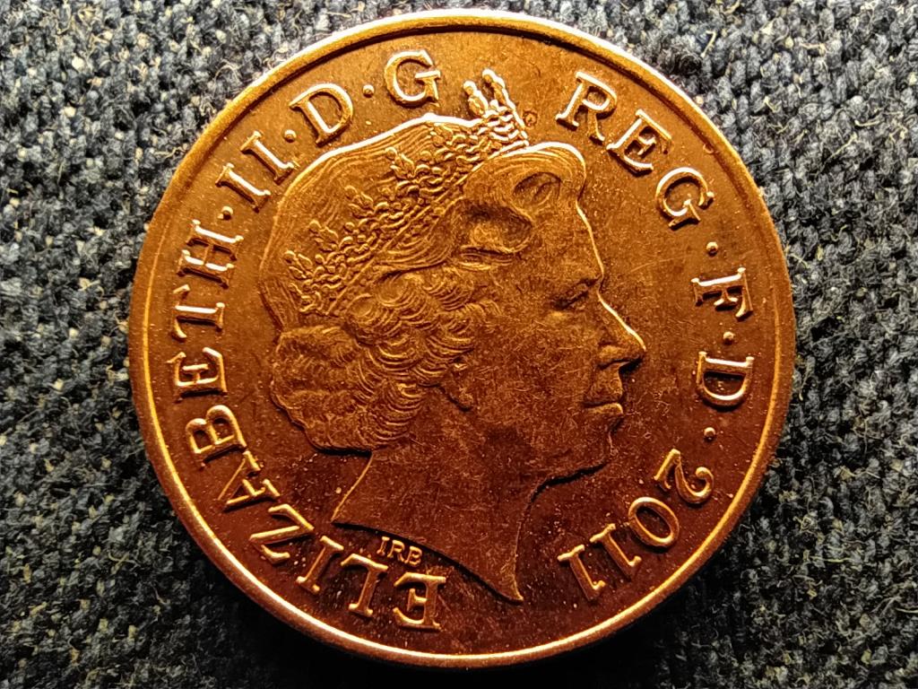 Anglia II. Erzsébet (1952-2022) 1 Penny 2011 