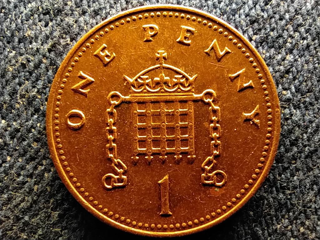 Anglia II. Erzsébet (1952-) 1 Penny 2002