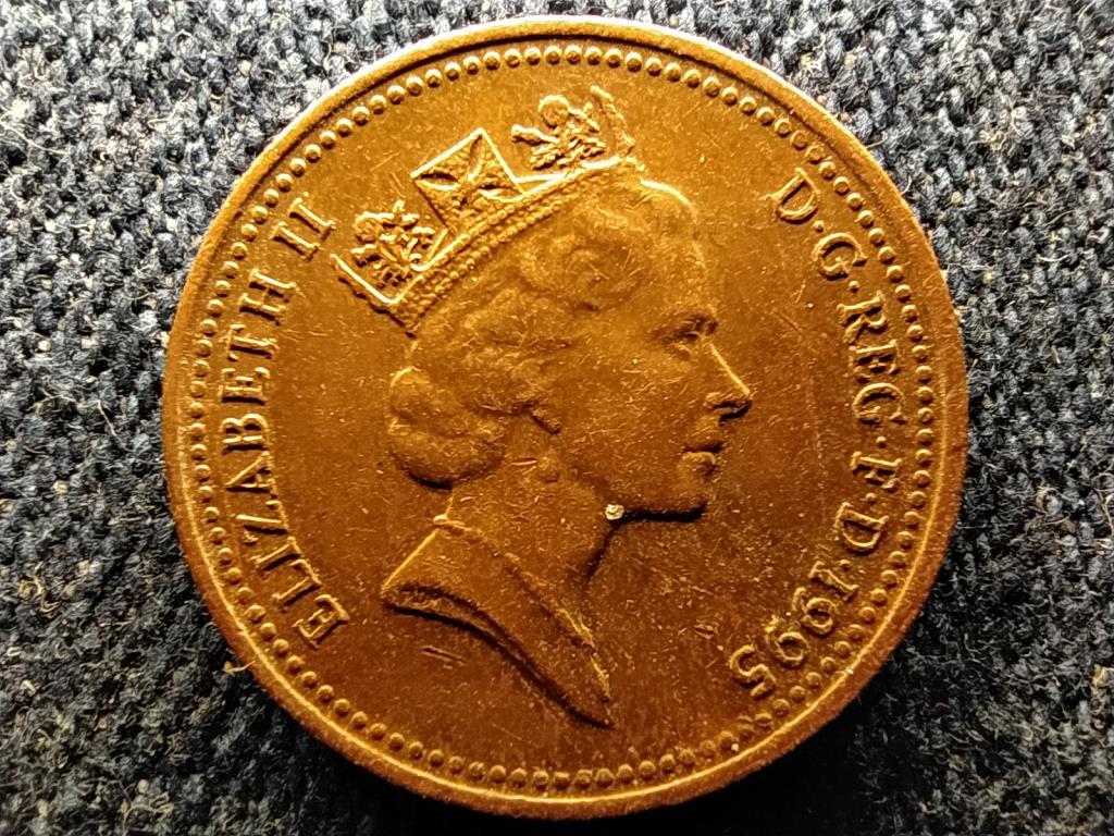 Anglia II. Erzsébet (1952-2022) 1 Penny 1995 