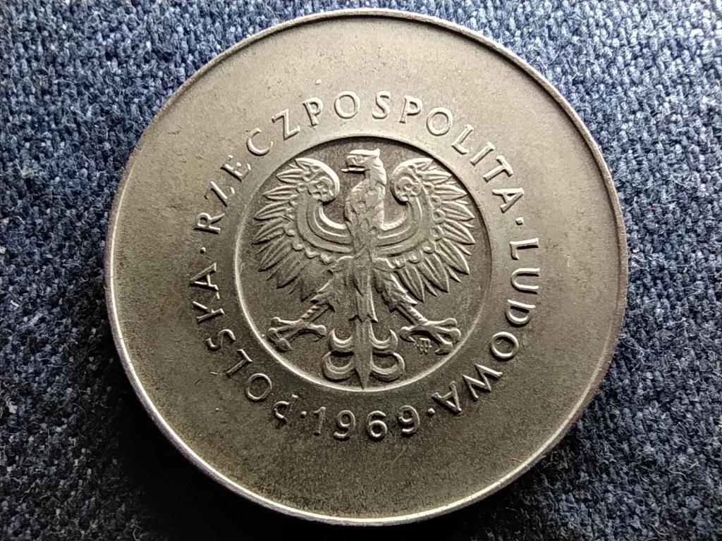 Lengyelország 25 éves a Népköztársaság 10 Zloty 1969 MW