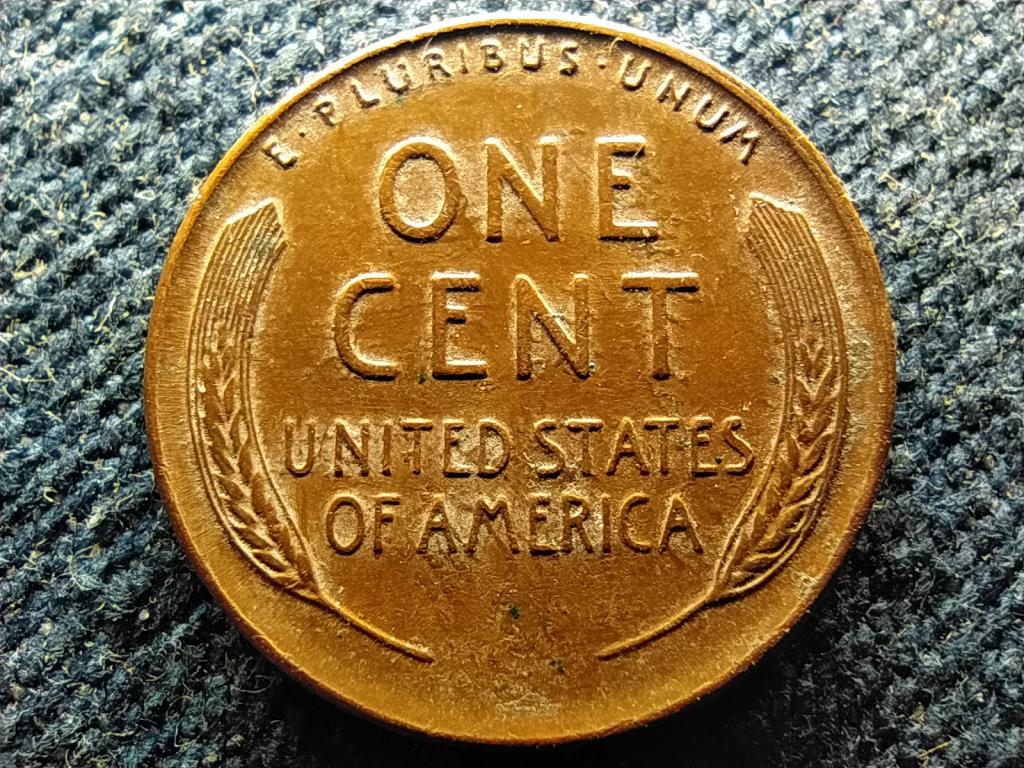 USA Lincoln Búza 1 Cent 1949