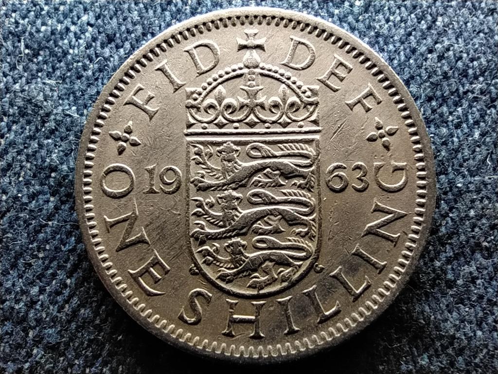 Anglia II. Erzsébet (1952-) 1 Shilling 1963 