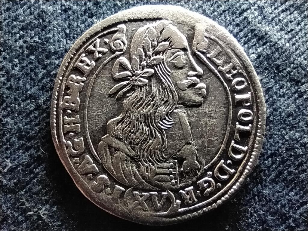 I. Lipót (1657-1705) ezüst 15 Krajcár (1661-1680) 1675 KB