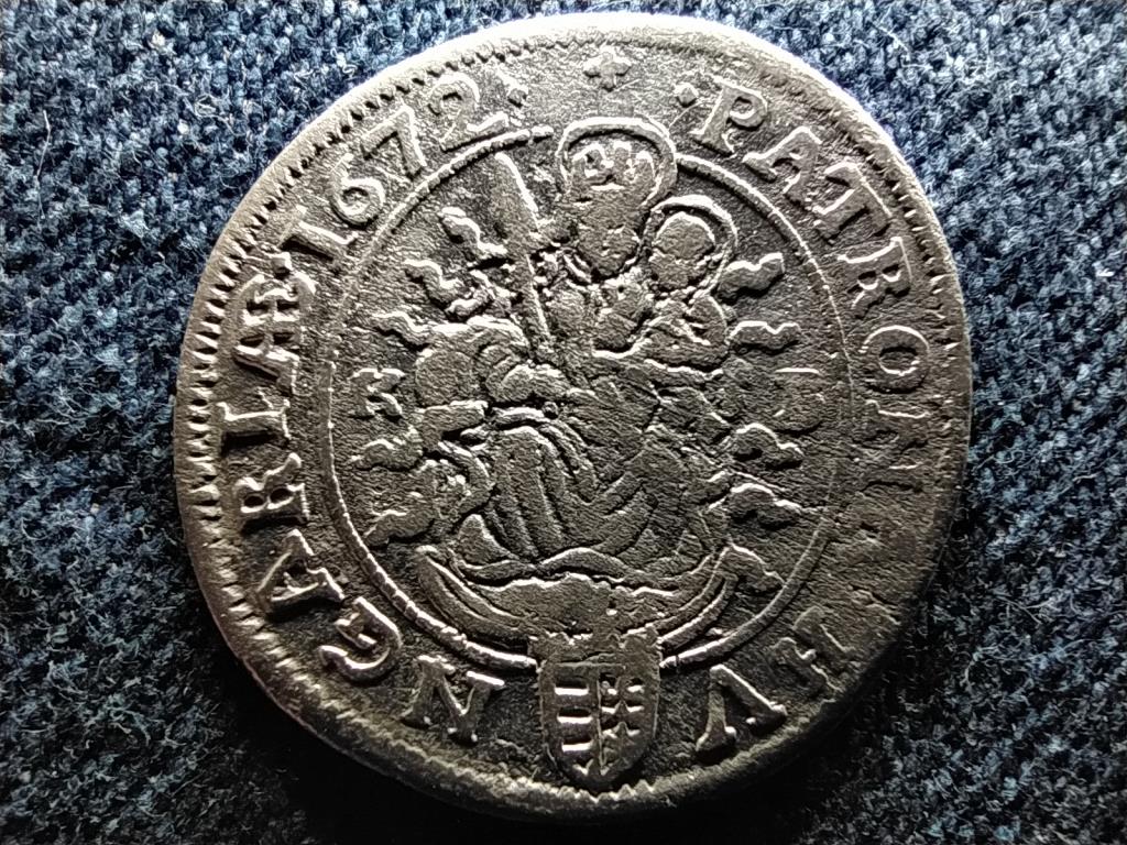 I. Lipót (1657-1705) ezüst 6 Krajcár 1672 KB