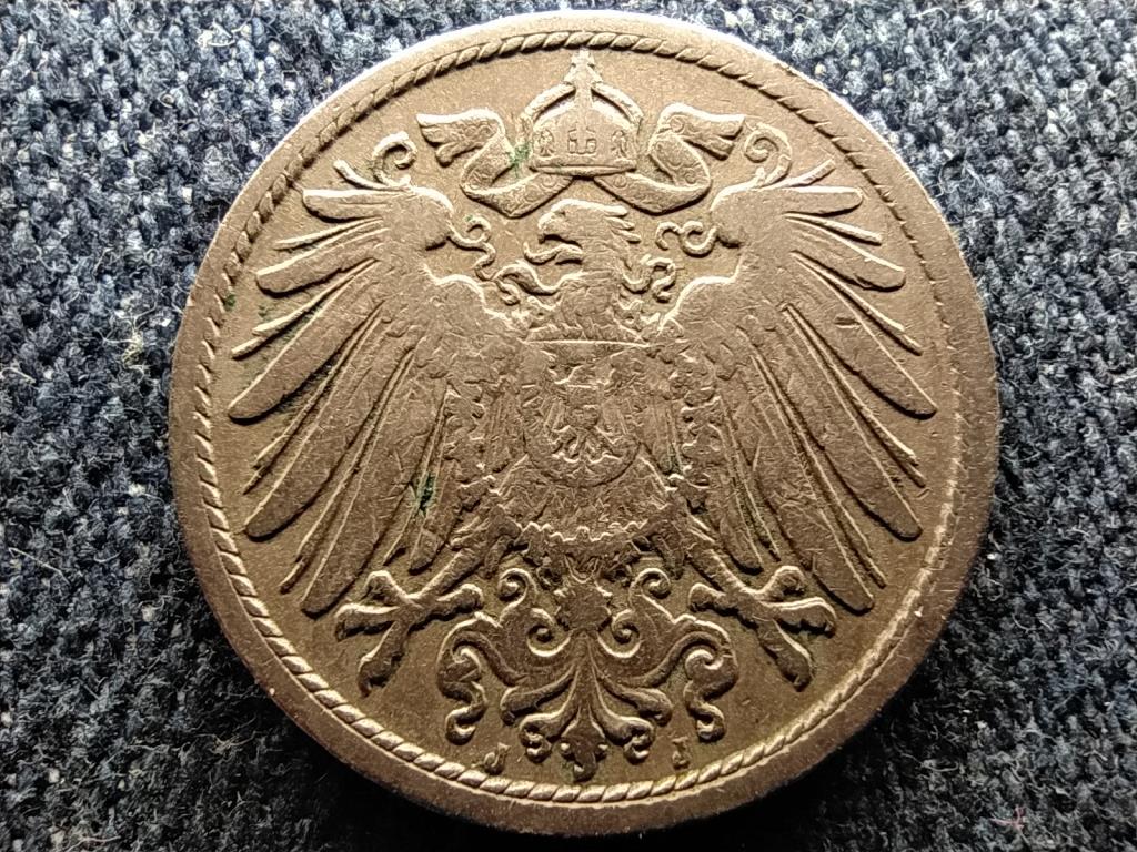 Németország Második Birodalom II. Vilmos (1888-1918) 10 Pfennig 1900 J