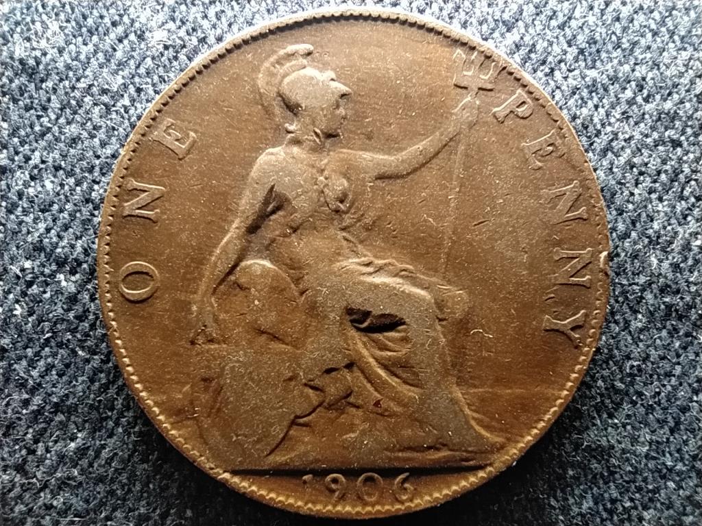 Anglia VII. Eduárd (1901-1910) 1 Penny 1906