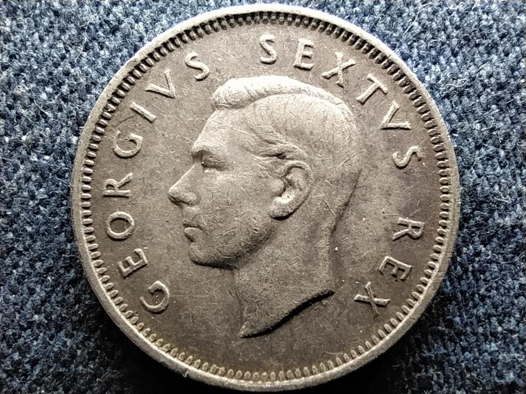 Dél-Afrikai Köztársaság VI. György .800 ezüst 1 Shilling 1950
