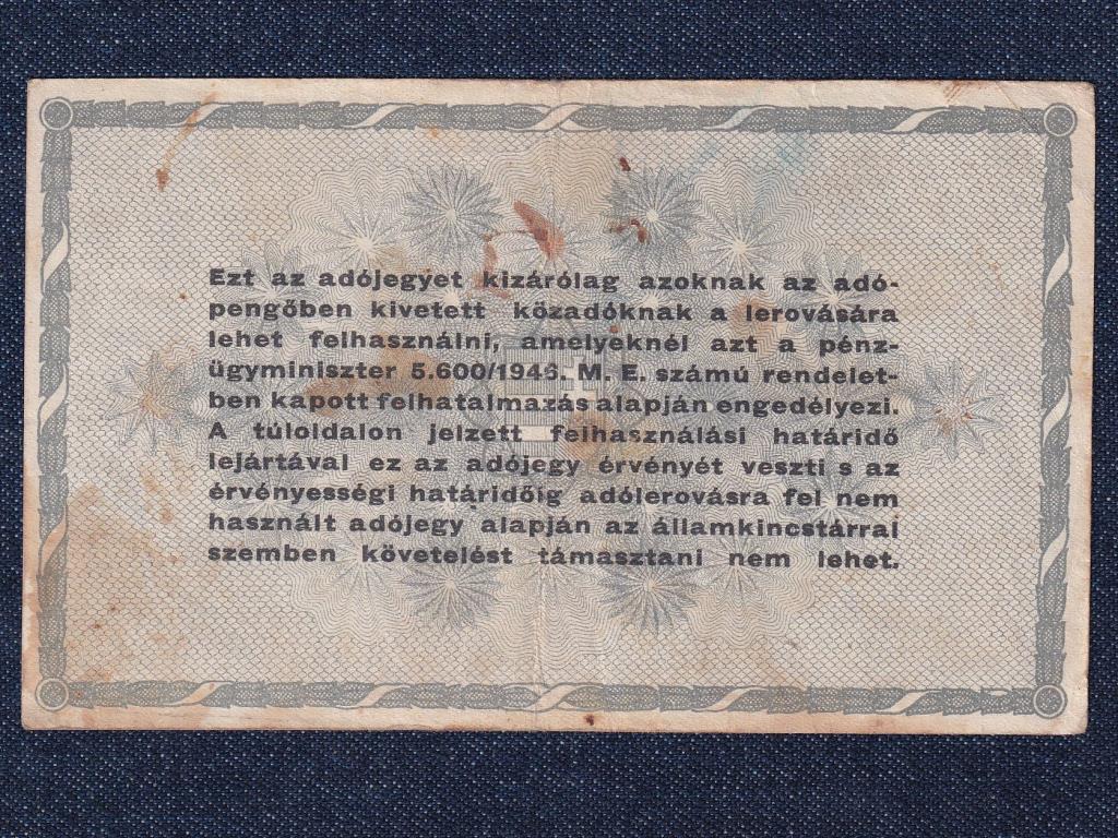 Adójegyek 500000 Adópengő bankjegy 1946 SORSZÁM NÉLKÜL