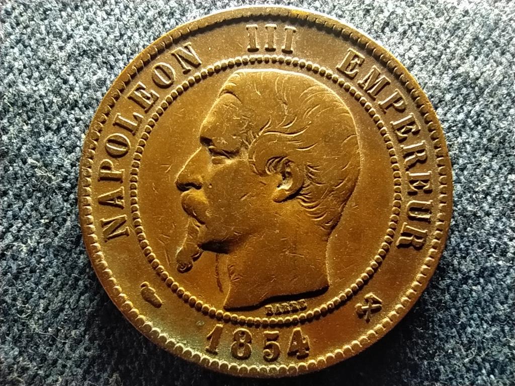 Franciaország III. Napóleon (1852-1870) 10 Centimes 1854 B