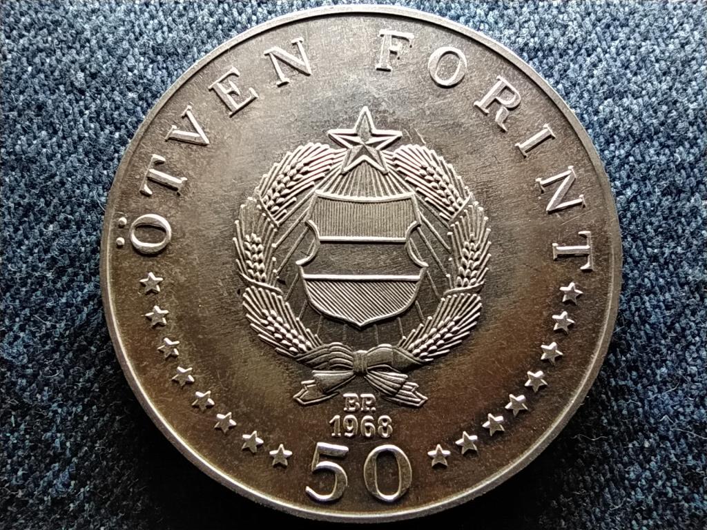 150 éve született Semmelweis Ignác .640 ezüst 50 Forint 1968 BP BU
