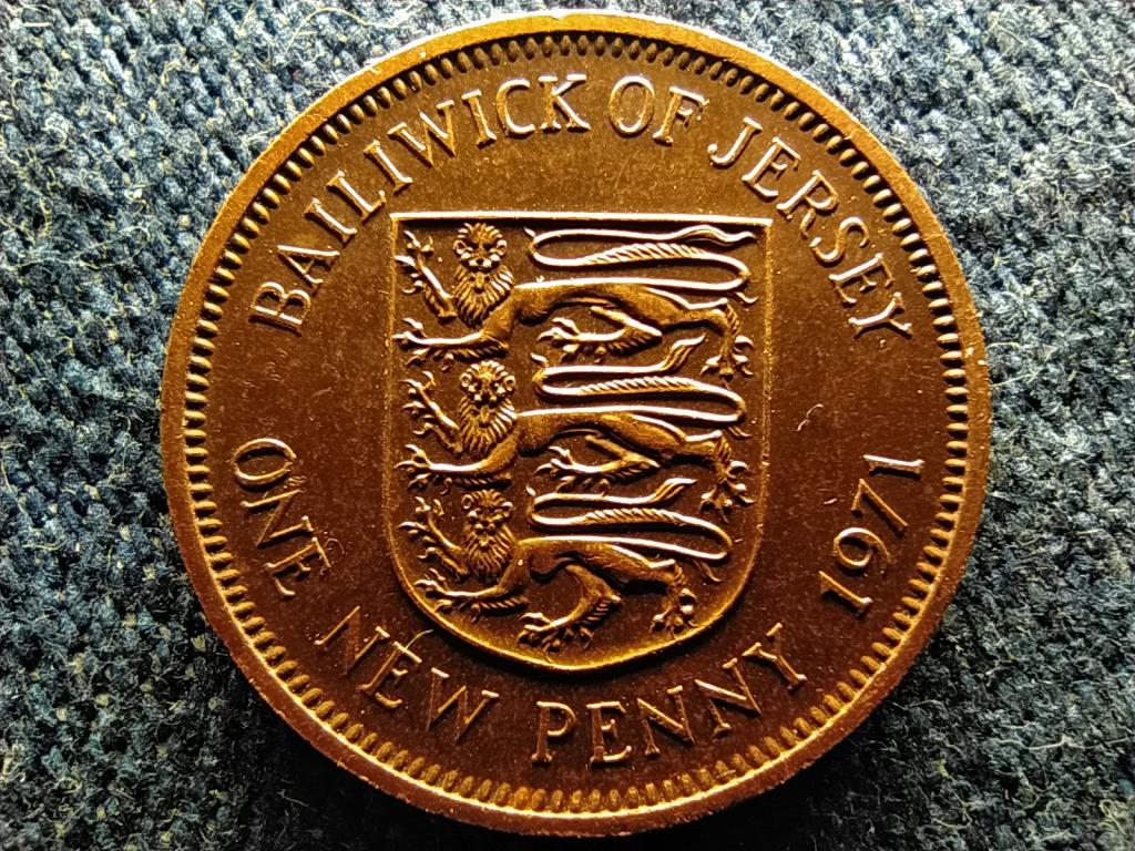 Jersey II. Erzsébet 1 új penny 1971