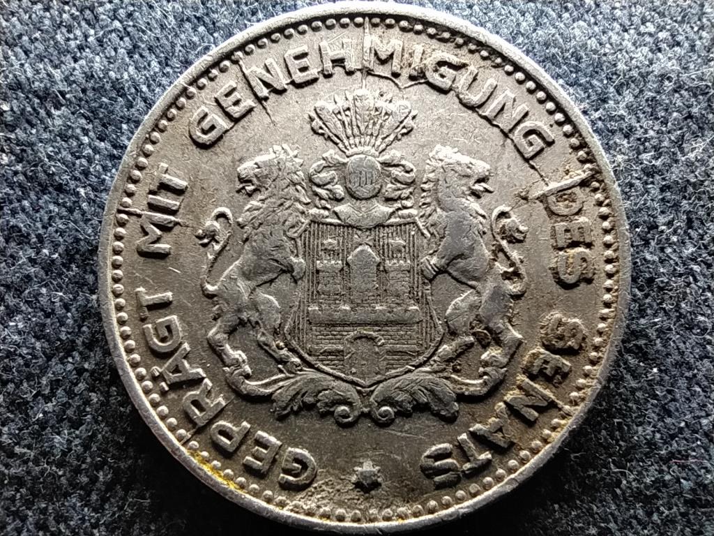 Németország Hamburg városállam 1/10 Verrechnungsmarke szükségpénz 1923