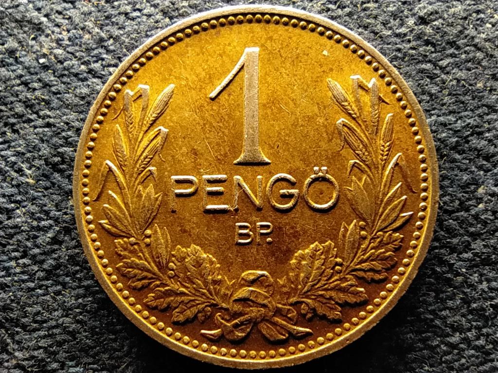 Háború előtti (1920-1940) .640 ARANYOZOTT ezüst 1 Pengő 1939 BP