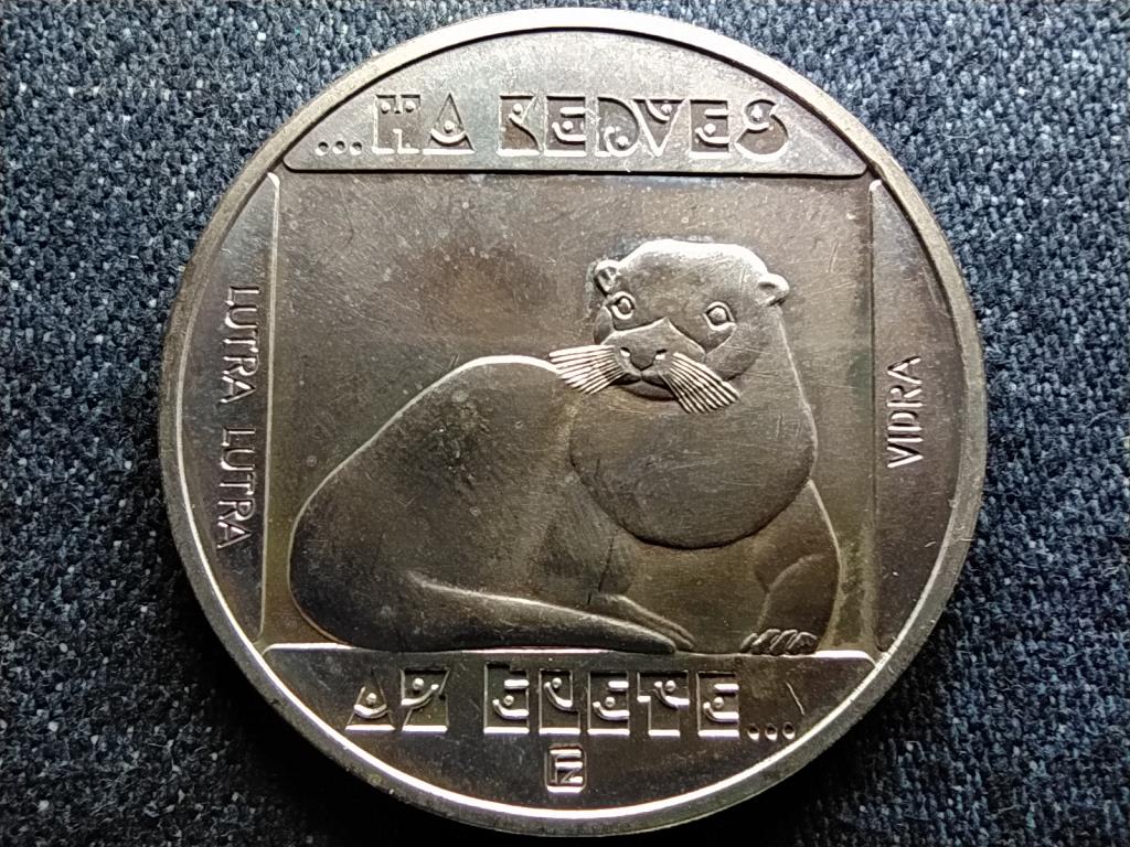 Vidra .640 ezüst 200 Forint 1985 BP BU