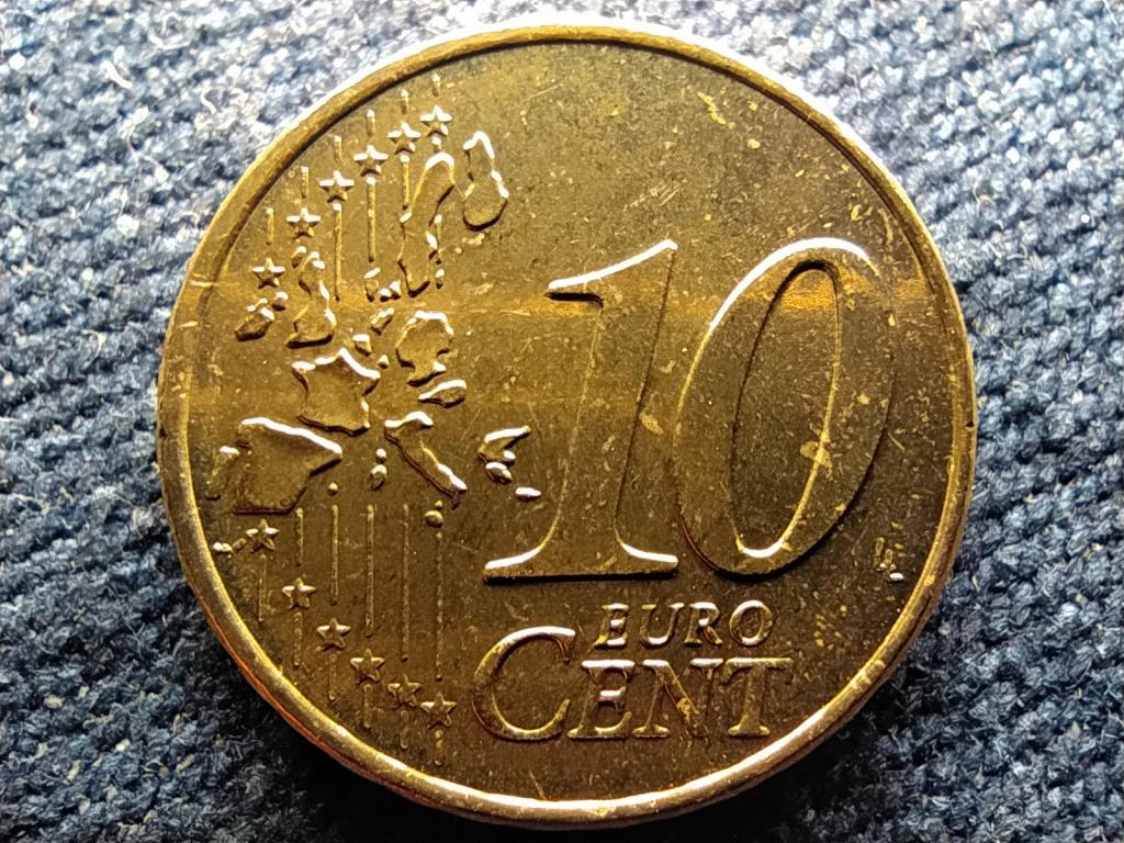 Görögország 10 euro cent 2004 UNC