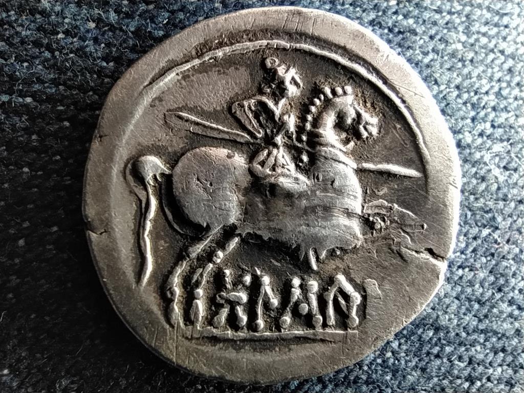 Spanyolország Iberia, Bolskan ezüst 1 Dénár 72-80 BC