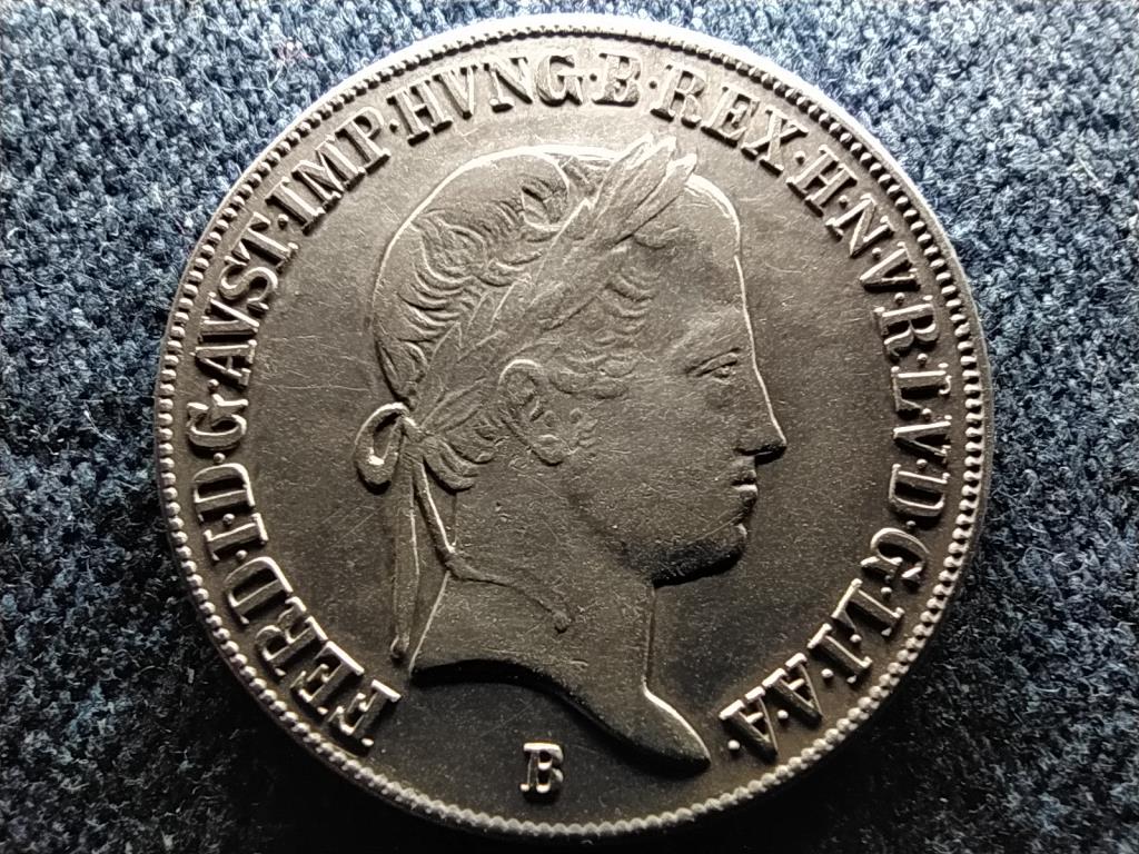 V. Ferdinánd (1835-1848) .583 ezüst 20 Krajcár 1844 B