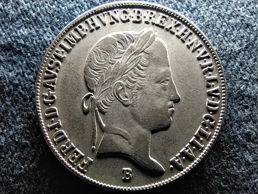 V. Ferdinánd (1835-1848) .583 ezüst 20 Krajcár 1846 B