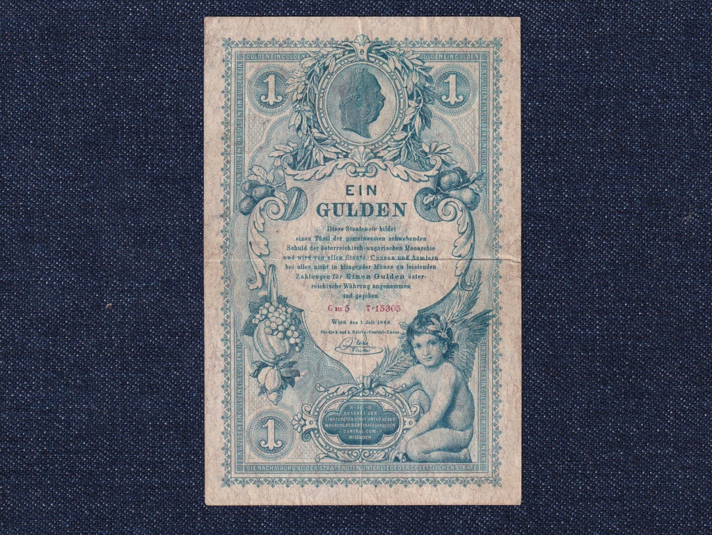 Osztrák-magyar Forint 1 Forint bankjegy 1888