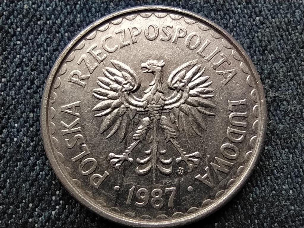 Lengyelország 1 Zloty 1987 MW