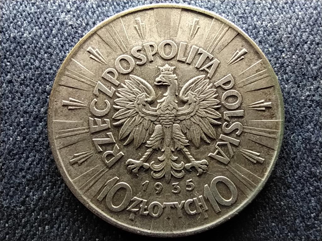 Lengyelország .750 ezüst 10 Zloty 1935