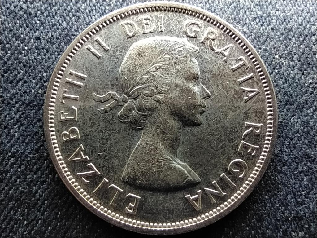 Kanada 100 éves Brit Kolumbia .800 ezüst 1 Dollár 1958