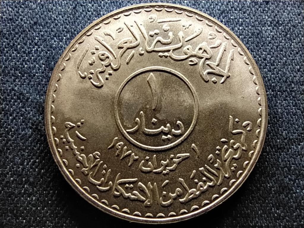 Irak Az olaj államosítása .500 ezüst 1 Dínár 1973