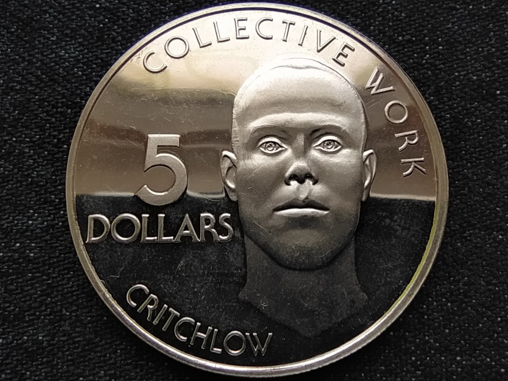 Guyana A függetlenség 10. évfordulója .500 ezüst 5 dollár 1979 FM PP CSAK 2665 DB!
